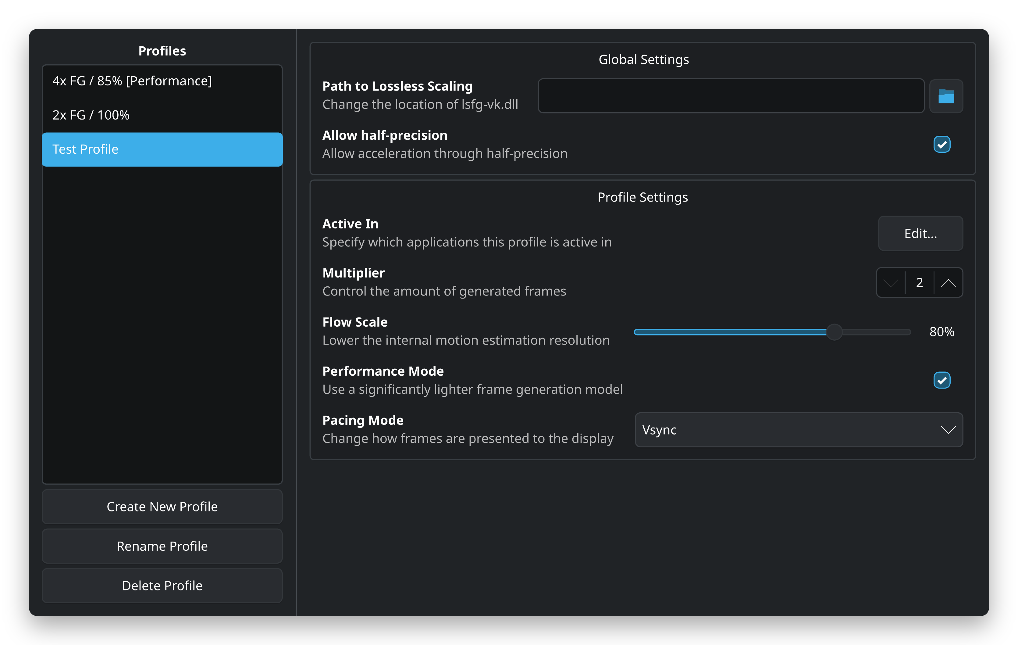 lsfg-vk-ui picture of editing a profile